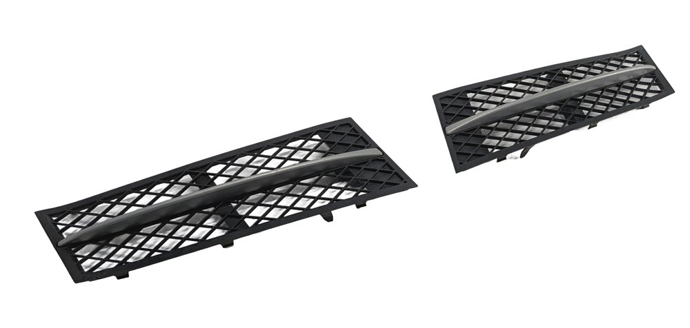 2011-2013 BMW 528i 535i 550i (F10) FRONT LEFT & RIGHT LOWER BUMPER GRILLE SET-2