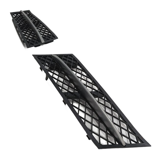 Thumbnail 5: 2011-2013 BMW 528i 535i 550i (F10) FRONT LEFT & RIGHT LOWER BUMPER GRILLE SET-2