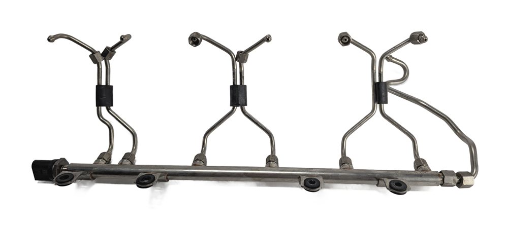 Thumbnail 7: 12-15 BMW ACTIVEHYBRID 5 F10 3.0L N55 TURBO ENGINE FUEL INJECTION RAIL w/SENSOR