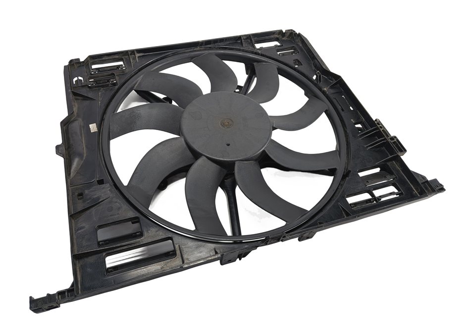 10-19 BMW 5 6 7 F01 F10 3.0L N54 N55 850 WATT RADIATOR COOLING FAN w/ SHROUD