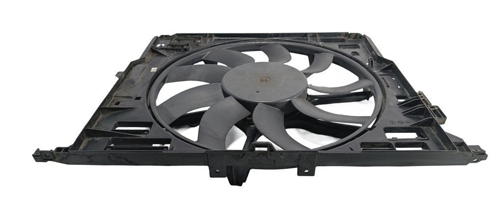 Thumbnail 3: 10-19 BMW 5 6 7 F01 F10 3.0L N54 N55 850 WATT RADIATOR COOLING FAN w/ SHROUD
