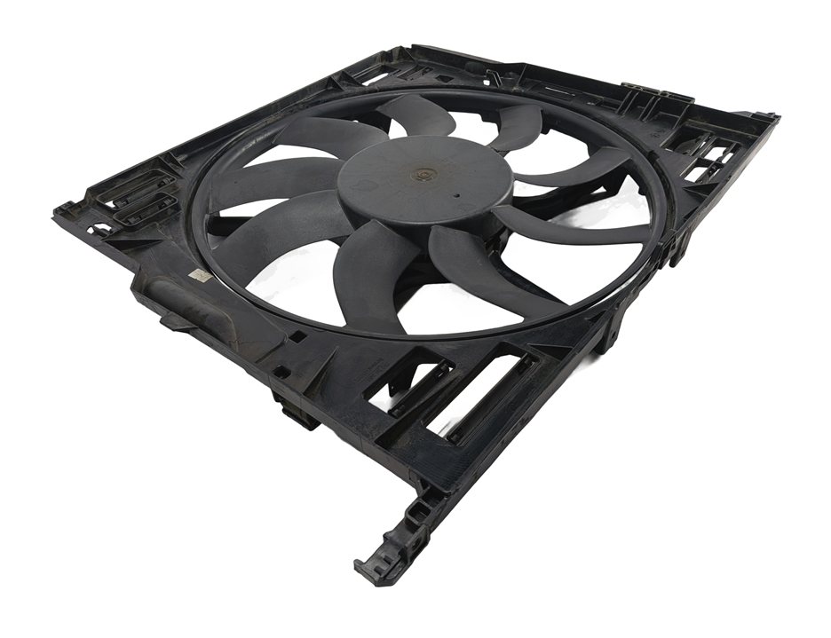 Thumbnail 4: 10-19 BMW 5 6 7 F01 F10 3.0L N54 N55 850 WATT RADIATOR COOLING FAN w/ SHROUD