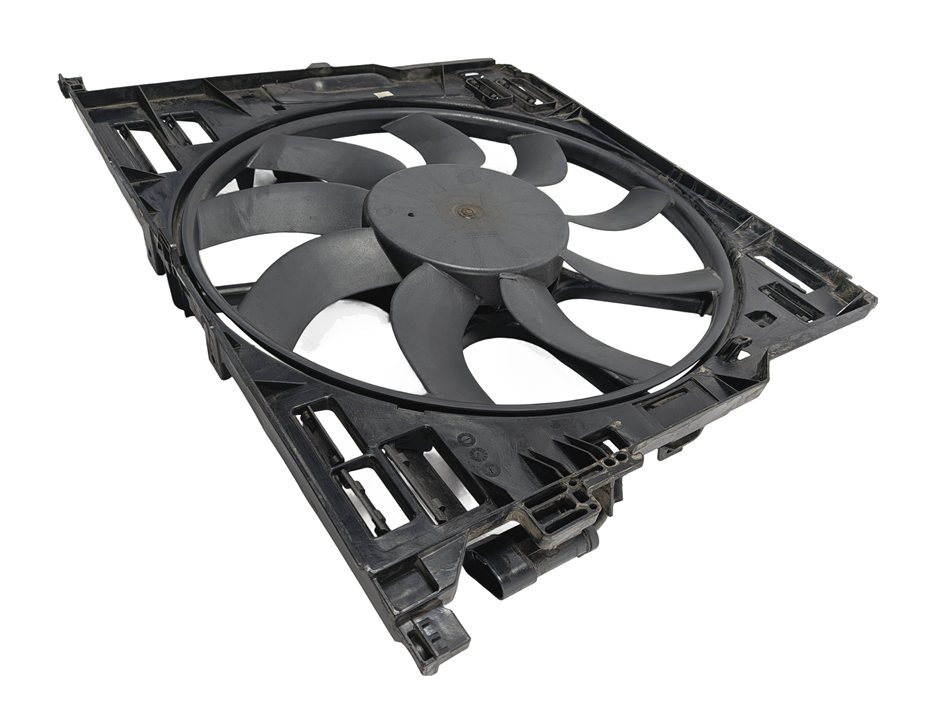 Thumbnail 5: 10-19 BMW 5 6 7 F01 F10 3.0L N54 N55 850 WATT RADIATOR COOLING FAN w/ SHROUD