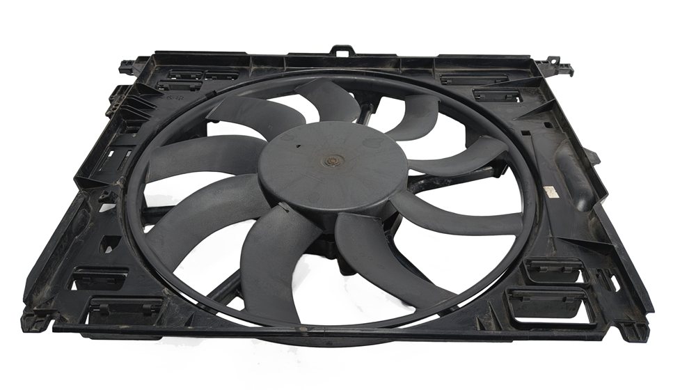 Thumbnail 6: 10-19 BMW 5 6 7 F01 F10 3.0L N54 N55 850 WATT RADIATOR COOLING FAN w/ SHROUD