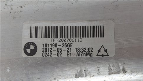 Thumbnail 9: 11-16 BMW 528i 535i 550i M5 (F10) FRONT BUMPER REINFORCEMENT CRASH IMPACT BAR