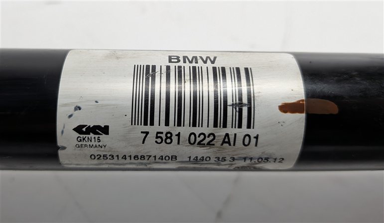 Thumbnail 10: 2012-2016 BMW ACTIVEHYBRID 5 (F10) RWD REAR RIGHT 31MM CV DRIVE AXLE HALF SHAFT