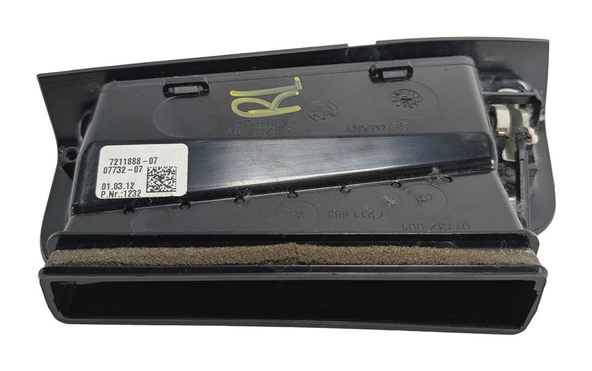 Thumbnail 7: 2012 BMW ACTIVE HYBRID 5 F10 REAR RIGHT B-PILLAR CABIN HEAT AIR AC VENT (Black)