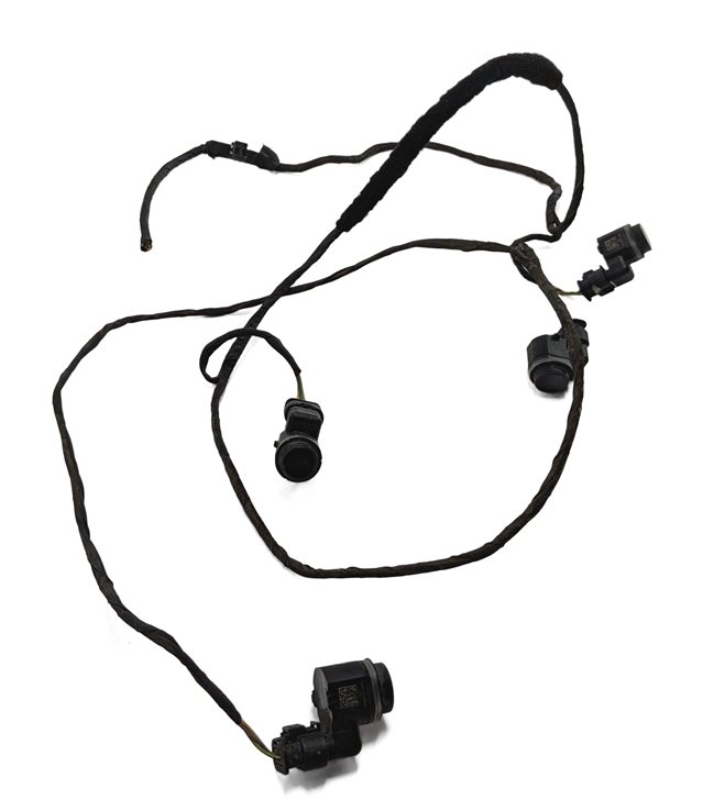 Thumbnail 3: 2012 BMW ACTIVE HYBRID 5 F10 REAR PARK ASSIST PDC SENSORS SET/4 w/HARNESS (Gray)