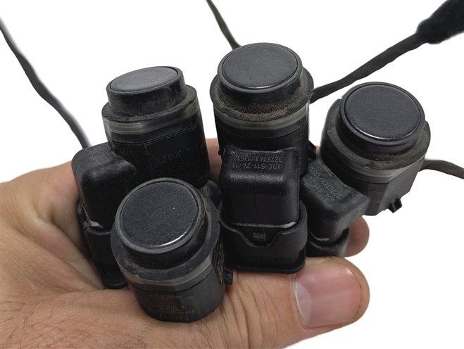 Thumbnail 7: 2012 BMW ACTIVE HYBRID 5 F10 REAR PARK ASSIST PDC SENSORS SET/4 w/HARNESS (Gray)