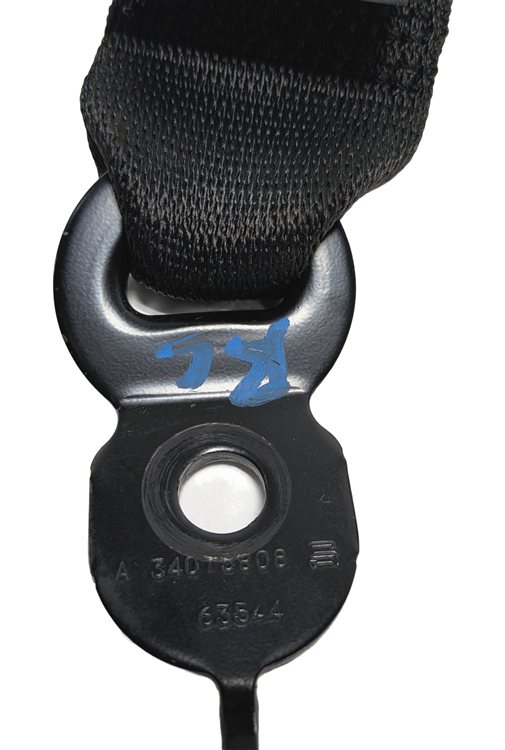 Thumbnail 10: 12 BMW ACTIVEHYBRID 5 F10 REAR LEFT/CENTER/RIGHT BELT RETRACTOR SET/3 (Black)