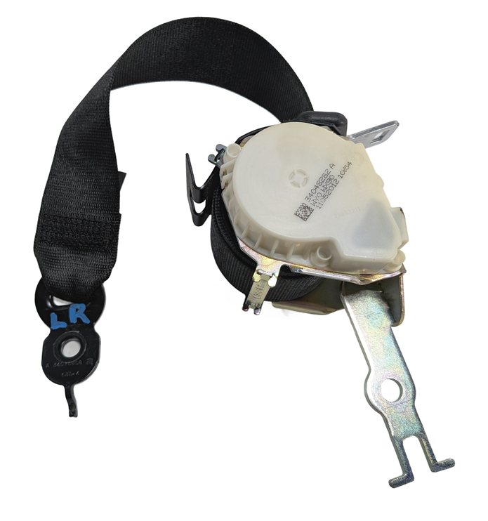 Thumbnail 6: 12 BMW ACTIVEHYBRID 5 F10 REAR LEFT/CENTER/RIGHT BELT RETRACTOR SET/3 (Black)