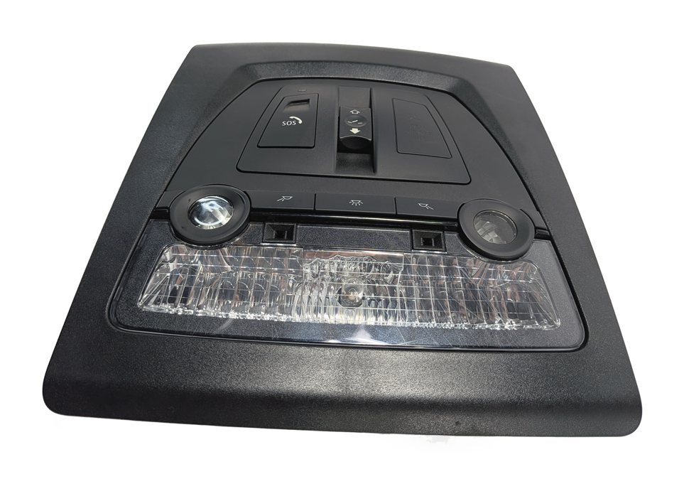 Thumbnail 4: 2012 BMW ACTIVE HYBRID 5 F10 FRONT DOME LIGHT SUNROOF SWITCH CONSOLE SOS (Black)