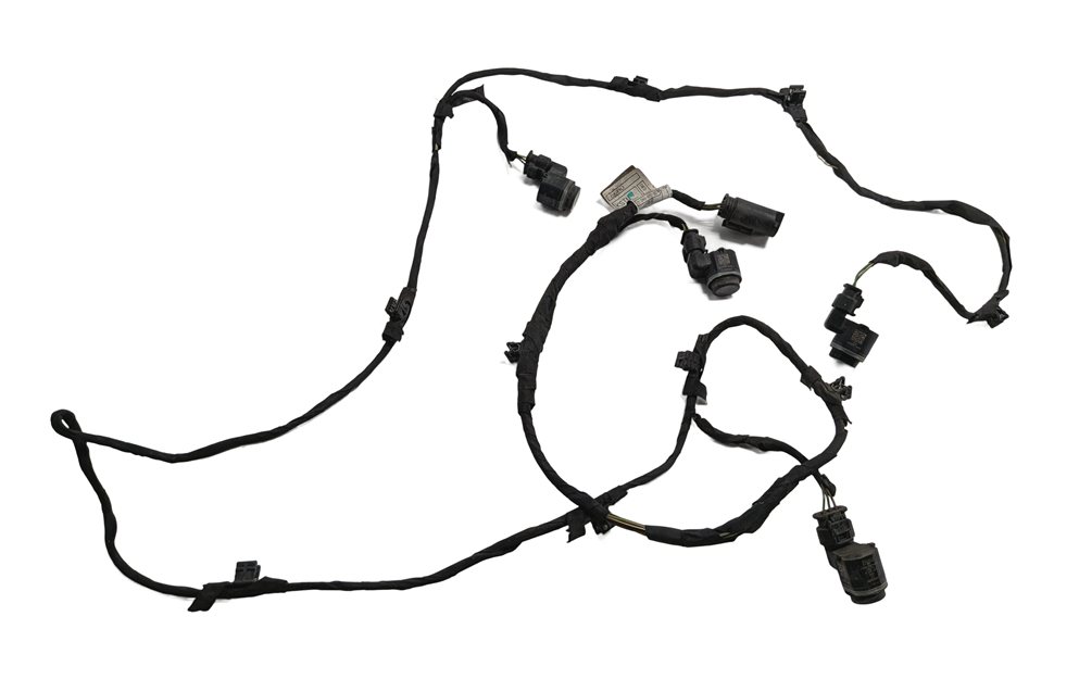 2012 BMW ACTIVE HYBRID 5 F10 FRONT PARKING PDC SENSORS SET/4 w/HARNESS (Gray)