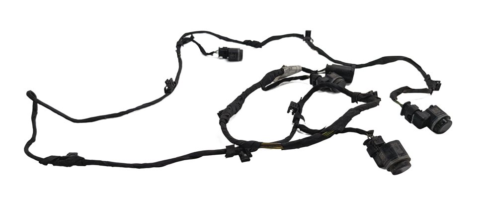 Thumbnail 4: 2012 BMW ACTIVE HYBRID 5 F10 FRONT PARKING PDC SENSORS SET/4 w/HARNESS (Gray)