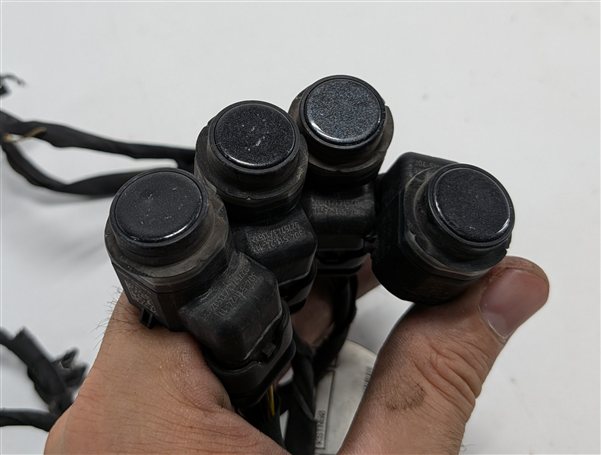 Thumbnail 6: 2012 BMW ACTIVE HYBRID 5 F10 FRONT PARKING PDC SENSORS SET/4 w/HARNESS (Gray)