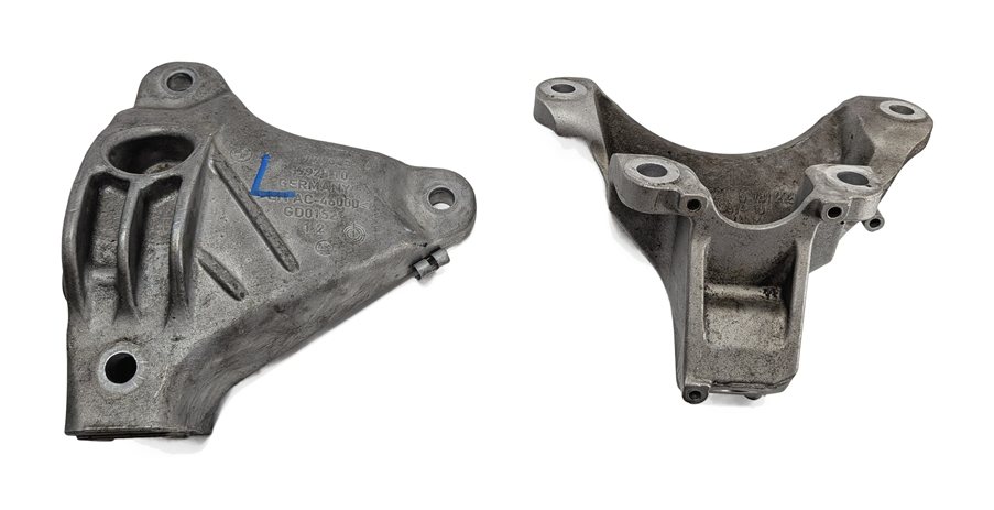 Thumbnail 2: 12 BMW ACTIVEHYBRID 5 F10 3.0L N55 HYBRID ENGINE LEFT/RIGHT MOUNT BRACKET SET/2