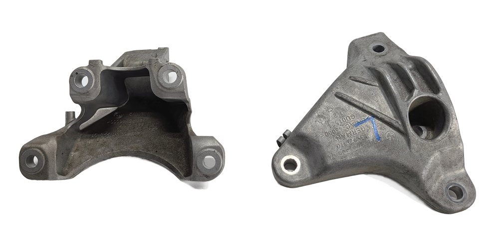 Thumbnail 5: 12 BMW ACTIVEHYBRID 5 F10 3.0L N55 HYBRID ENGINE LEFT/RIGHT MOUNT BRACKET SET/2