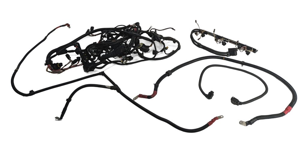 12 BMW ACTIVEHYBRID 5 F10 3.0L N55 HYBRID ENGINE INJECTOR HARNESS BATTERY CABLE