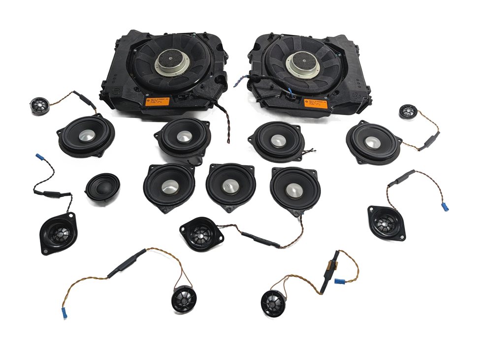 2012 BMW ACTIVE HYBRID 5 F10 AUDIO SOUND SYSTEM SUBWOOFER TWEETER SPEAKER SET/17