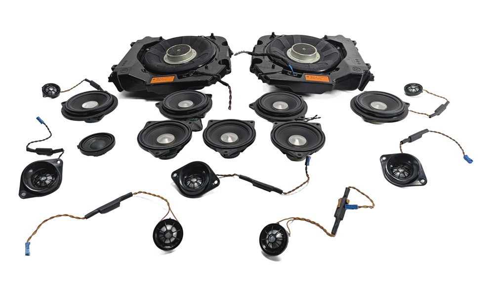 Thumbnail 2: 2012 BMW ACTIVE HYBRID 5 F10 AUDIO SOUND SYSTEM SUBWOOFER TWEETER SPEAKER SET/17