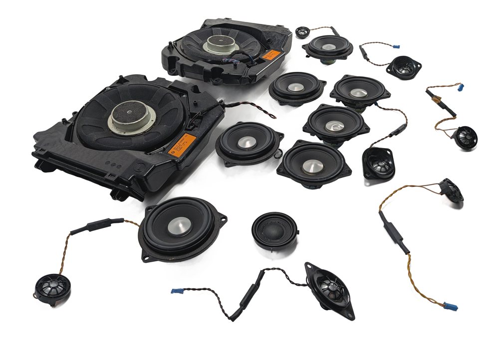 Thumbnail 3: 2012 BMW ACTIVE HYBRID 5 F10 AUDIO SOUND SYSTEM SUBWOOFER TWEETER SPEAKER SET/17