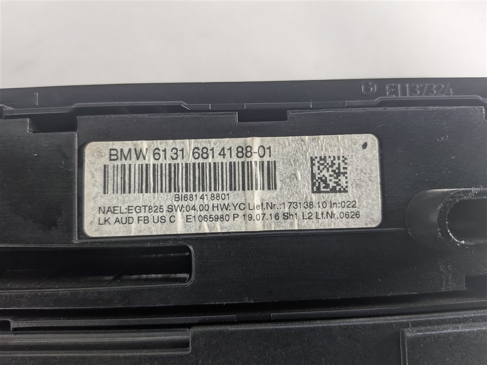 Thumbnail 8: 15-21 BMW 2 3 4 SERIES (F22 F30 F32 F34) FRONT HEATER A/C RADIO CONTROL PANEL