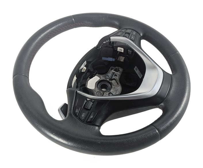 Thumbnail 6: 13-18 BMW 3 4 SERIES F30 F31 F32 F33 F34 3-SPOKE SPORT STEERING WHEEL w/ PADDLES
