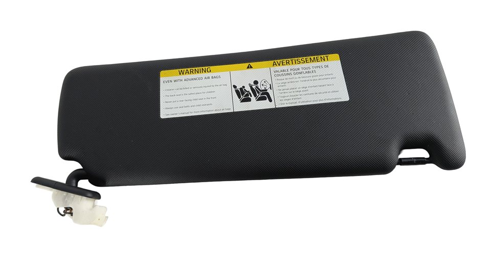 Thumbnail 2: 12-19 BMW 3 4 SERIES (F30 F31 F32 F33) FRONT LEFT & RIGHT SUNVISOR SET (Black)