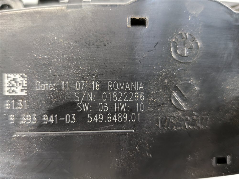 Thumbnail 7: 12-22 BMW 2 3 4 SERIES F22 F30 F32 HEADLIGHT FOG DIMMER SWITCH BLACK