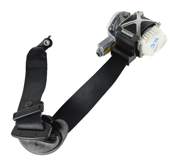 Thumbnail 2: 14-19 BMW 3 4 SERIES (F30 F32 F34) RIGHT PASSENGER SEATBELT RETRACTOR (Black)