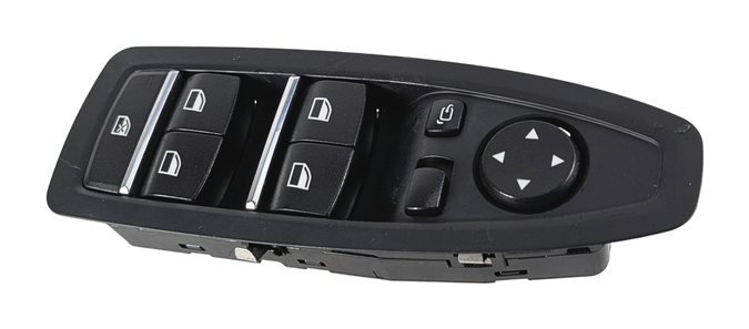 Thumbnail 3: 2012-2019 BMW 3 4 M3 X3 X4 SERIES FRONT LEFT DRIVER WINDOW SWITCH P-FOLD (BLACK)