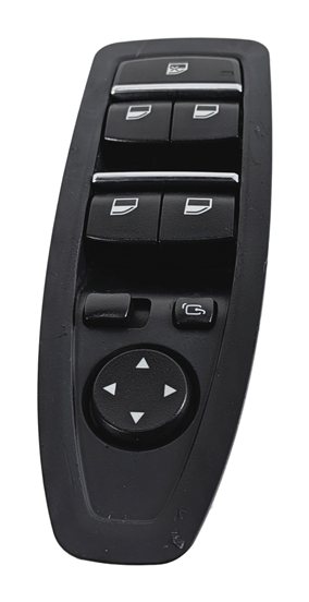 Thumbnail 4: 2012-2019 BMW 3 4 M3 X3 X4 SERIES FRONT LEFT DRIVER WINDOW SWITCH P-FOLD (BLACK)