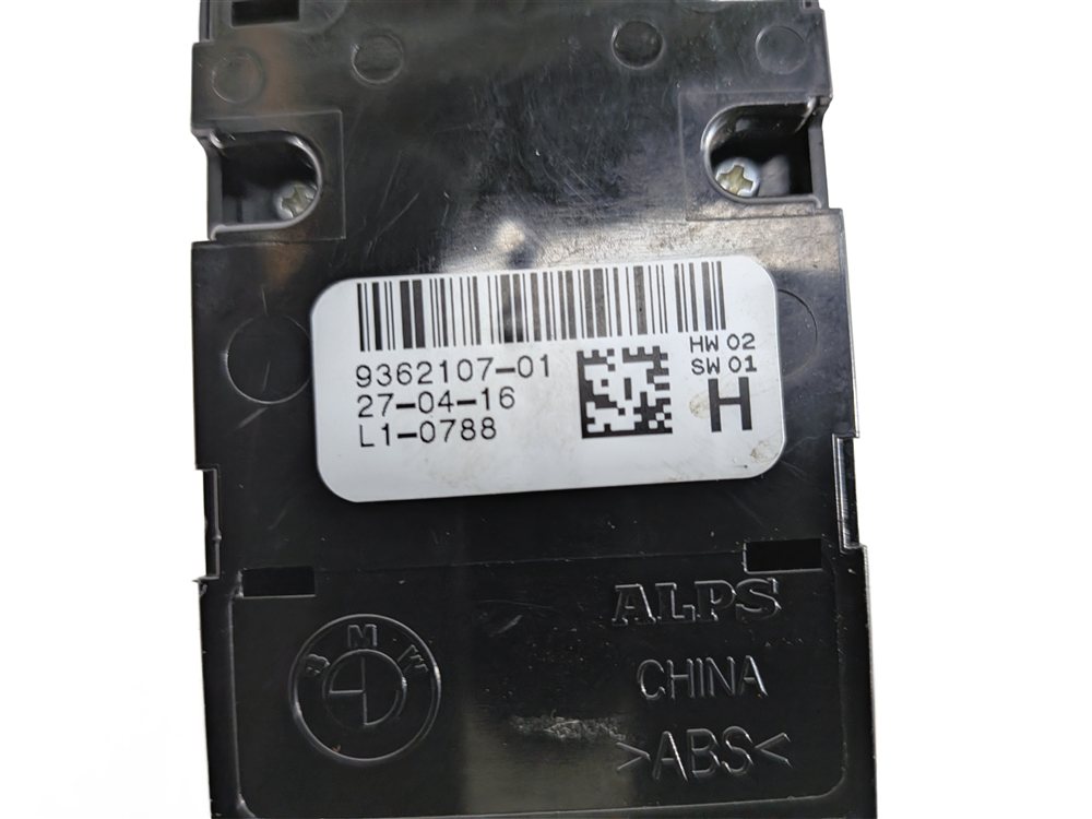 Thumbnail 7: 2012-2019 BMW 3 4 M3 X3 X4 SERIES FRONT LEFT DRIVER WINDOW SWITCH P-FOLD (BLACK)