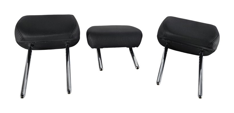 2014 BMW 328D (F30) REAR LEFT/CENTER/RIGHT SEAT HEAD REST SET/3 (Black)