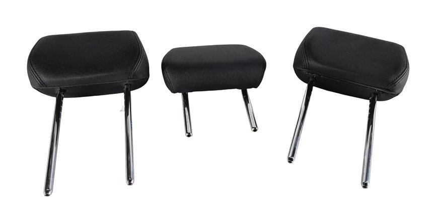 Thumbnail 2: 2014 BMW 328D (F30) REAR LEFT/CENTER/RIGHT SEAT HEAD REST SET/3 (Black)