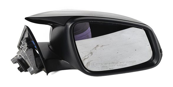 17-19 BMW 3-SERIES F30 RIGHT DOOR MIRROR PFOLD HEAT MEM AUTODIM AFTERMARKET CAP