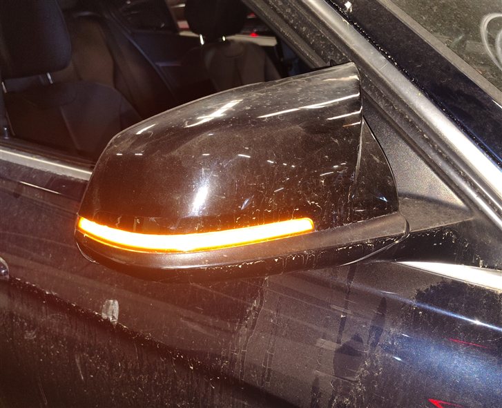 Thumbnail 2: 17-19 BMW 3-SERIES F30 RIGHT DOOR MIRROR PFOLD HEAT MEM AUTODIM AFTERMARKET CAP