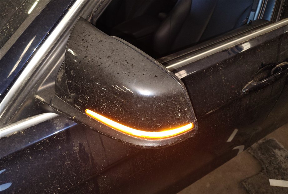 Thumbnail 2: 13-19 BMW 3-SERIES (F30 F31) LEFT PFOLD HEAT AUTODIM DOOR MIRROR AFTERMARKET CAP