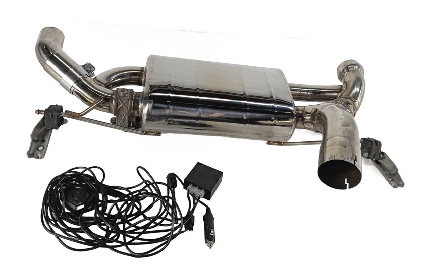 Thumbnail 2: 2017 BMW 330I (F30) VRSF REAR MUFFLER EXHAUST w/ ELECTRONIC VALVES & HARNESS