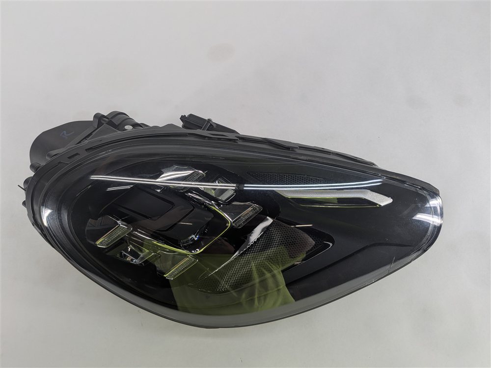 Thumbnail 4: 2015-2018 PORSCHE CAYENNE (958) RIGHT PASSENGER LED HEADLIGHT HEADLAMP ASSEMBLY