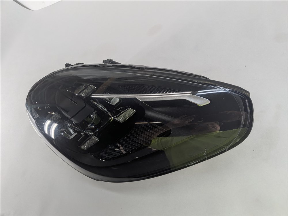 Thumbnail 5: 2015-2018 PORSCHE CAYENNE (958) RIGHT PASSENGER LED HEADLIGHT HEADLAMP ASSEMBLY