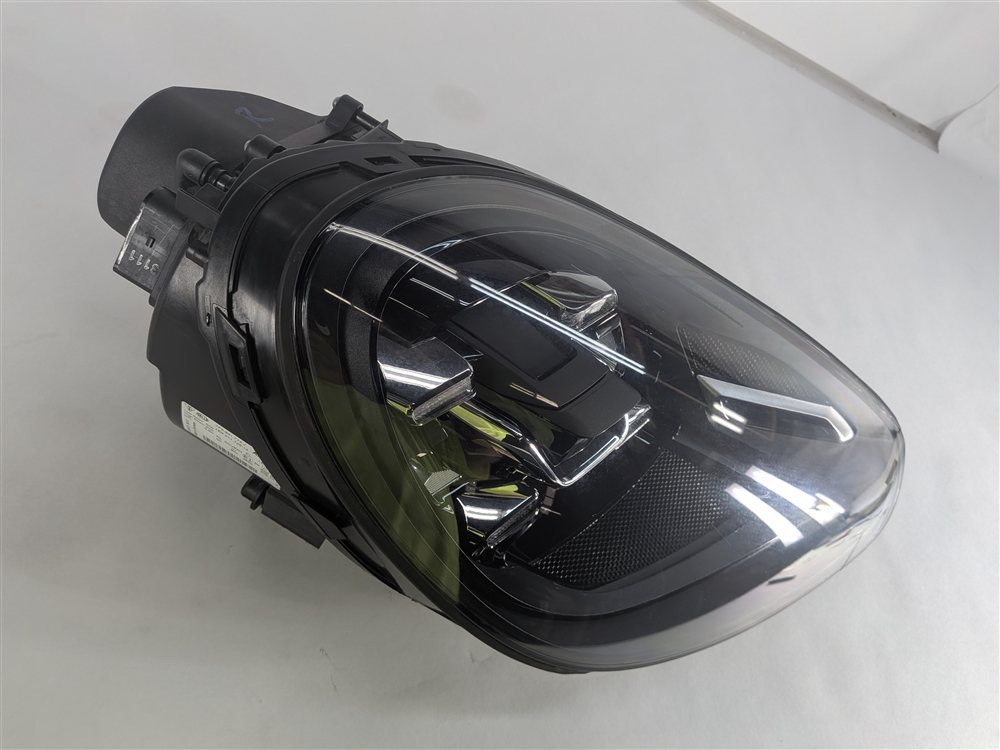 Thumbnail 6: 2015-2018 PORSCHE CAYENNE (958) RIGHT PASSENGER LED HEADLIGHT HEADLAMP ASSEMBLY