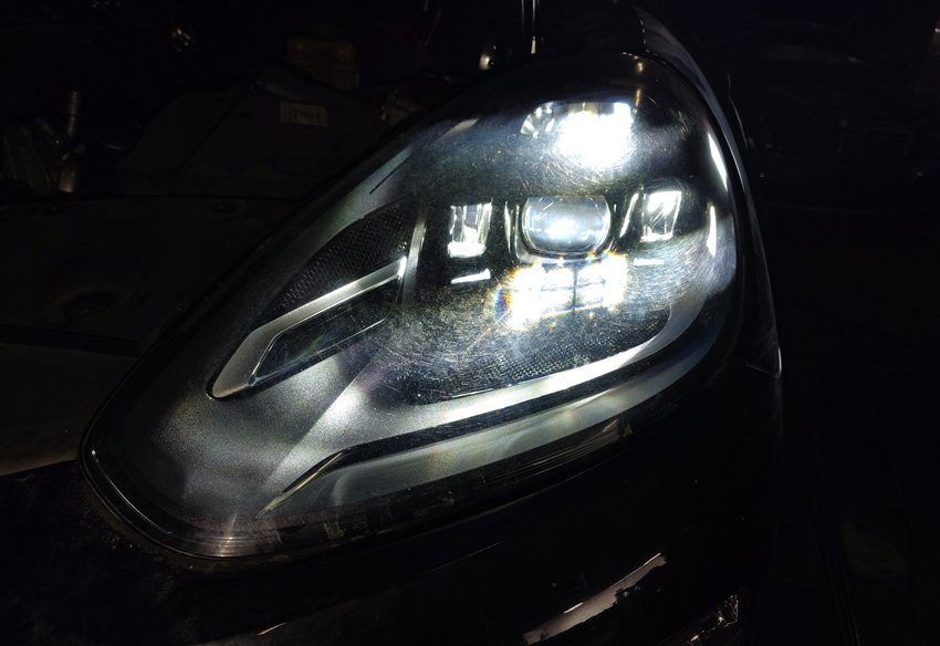 Thumbnail 2: 2015-2018 PORSCHE CAYENNE (958) LEFT DRIVER SIDE LED HEADLIGHT HEADLAMP ASSEMBLY