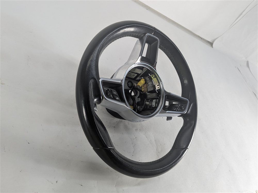 Thumbnail 5: 15-18 PORSCHE CAYENNE 958 MULTIFUNCTION SPORT STEERING WHEEL w/ PADDLES (Black)
