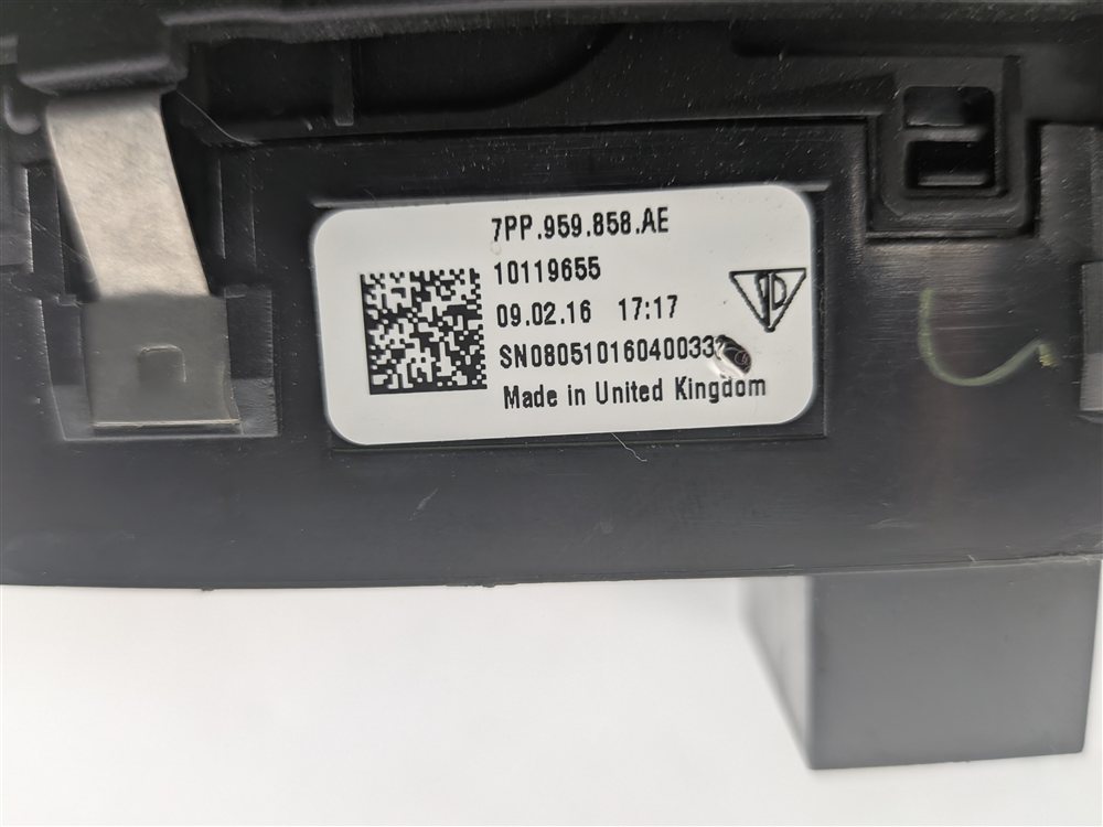Thumbnail 9: 2013-2018 PORSCHE CAYENNE MACAN (958 95B) DRIVER DOOR WINDOW SWITCH (BLIND SPOT)