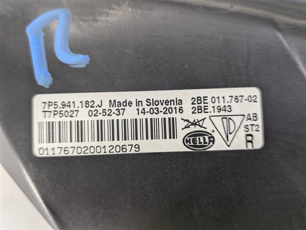 Thumbnail 9: 2015-2018 CAYENNE (958) RIGHT PASSENGER DRL FOGLIGHT DAYTIME RUNNING LIGHT LAMP