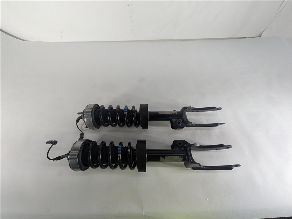 Thumbnail 6: 11-18 PORSCHE CAYENNE 958 FRONT LEFT RIGHT AIR SUSPENSION VDC SHOCK STRUT SET/2
