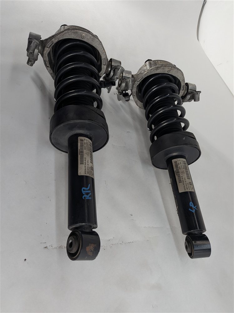 Thumbnail 4: 11-18 PORSCHE CAYENNE (958) REAR LEFT & RIGHT AIR SUSPENSION VDC SHOCK STRUT SET