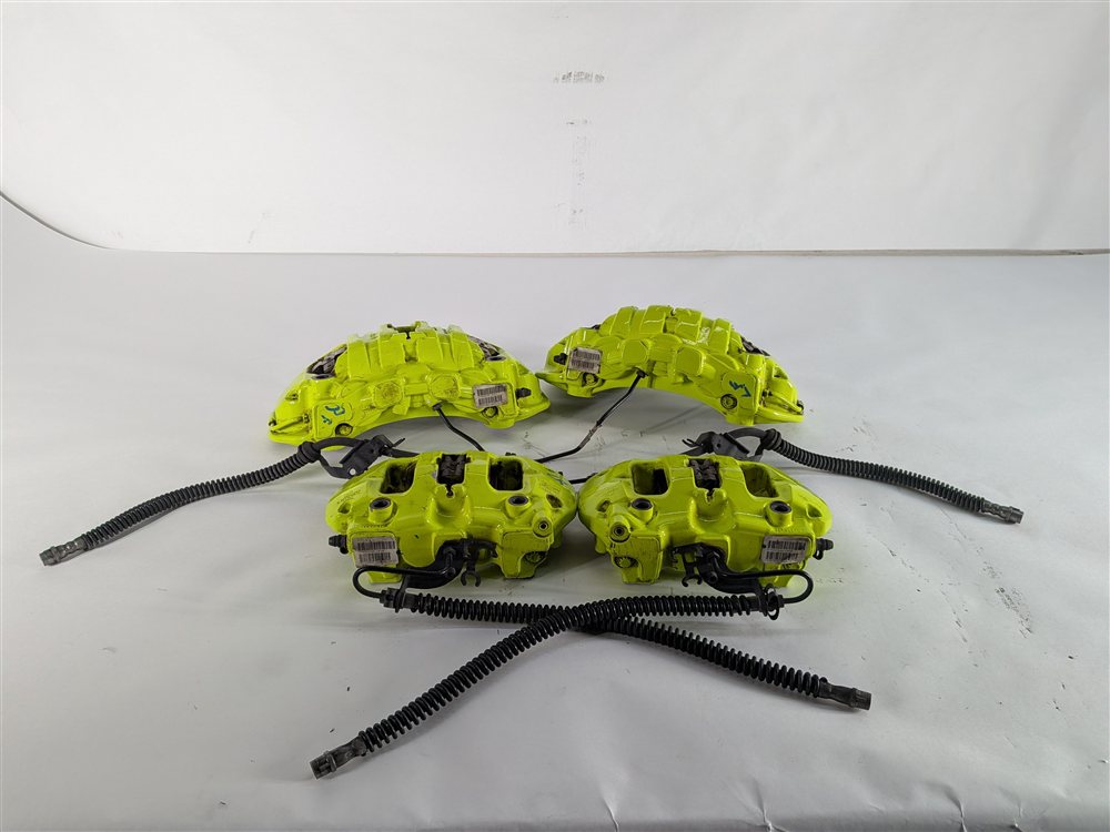 Thumbnail 6: 15-18 PORSCHE CAYENNE HYBRID 958 FRONT REAR LEFT RIGHT BREMBO BRAKE CALIPER SET