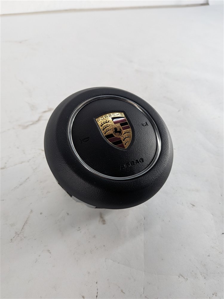 15-18 CAYENNE (958) LEFT DRIVER STEERING WHEEL AIRBAG AIR BAG (Black)